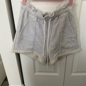 Abercrombie & Fitch Light Gray Athletic Shorts